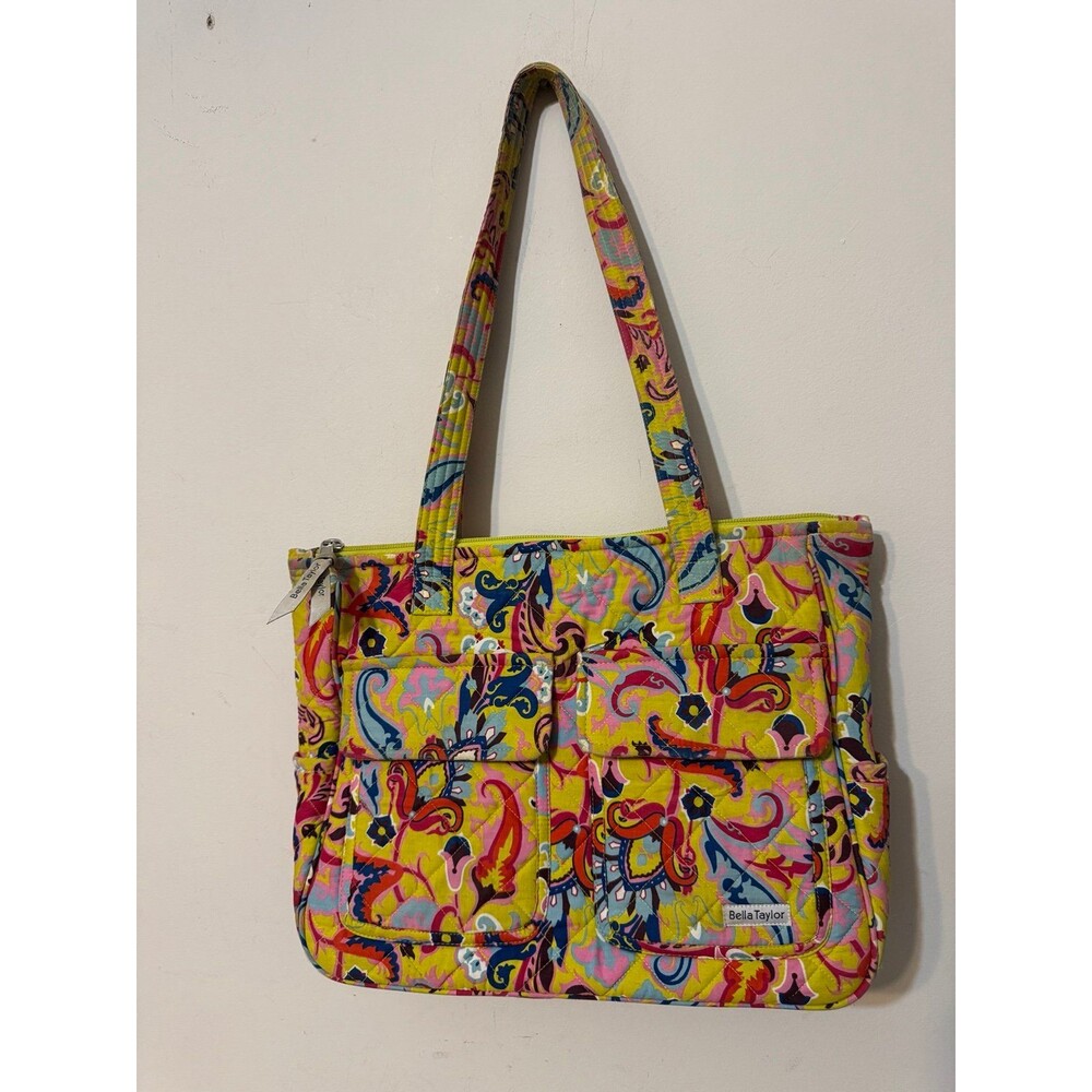 BELLA TAYLOR FLORAL QUILTED SACHEL